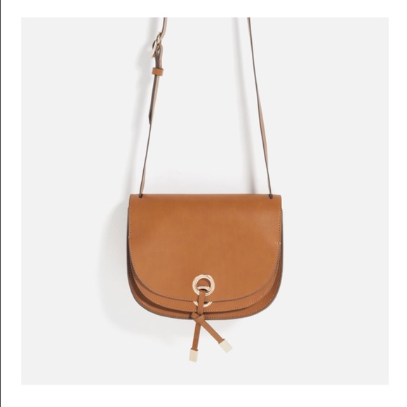 Zara Handbags - Zara CrossBody Bag with Double Flap- NWOT