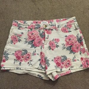 Floral Hi-Rise Shorts