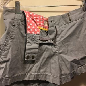 🎈sale! 🎈J. Crew cotton shorts. Gray. Size 10