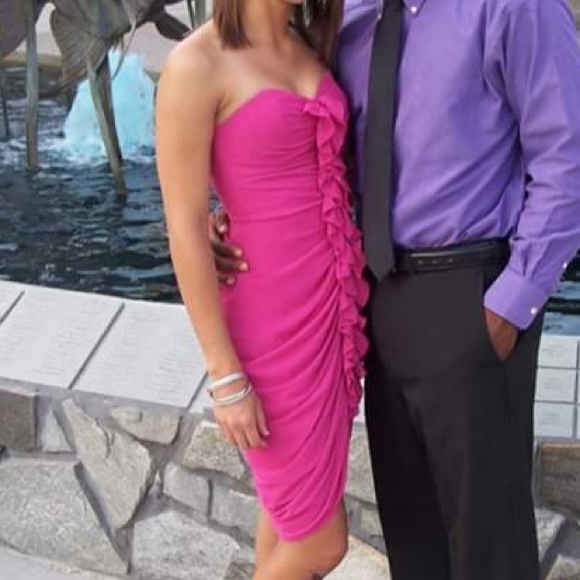 Strapless Pink Dress