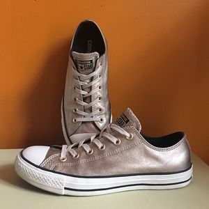 Metallic Leather Converse Size 9