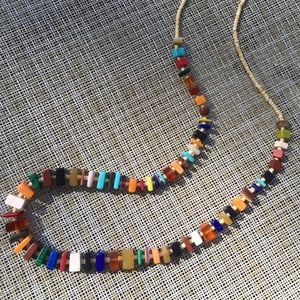 Semi precious stone necklace 25 inches
