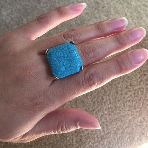 Faux Turquoise cocktail ring