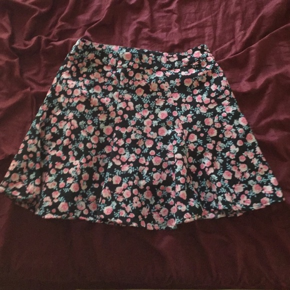 Floral skater skirt