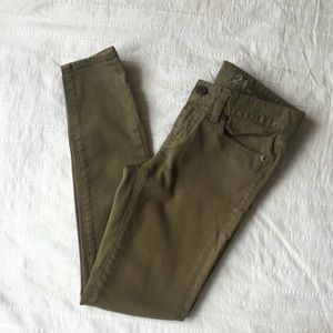 J. Crew Toothpick jean in garment-dyed twill