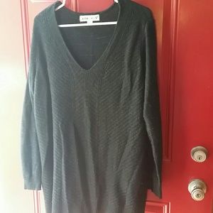 Plus-size sweater w/a little shimmer :)