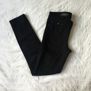 J. Crew Toothpick jean in black