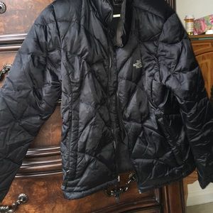 AUTHENTIC black bubble North Face Coat