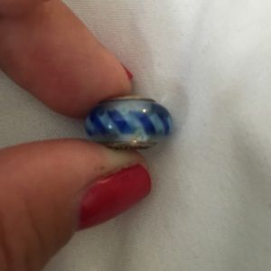 Blue Pandora Charm