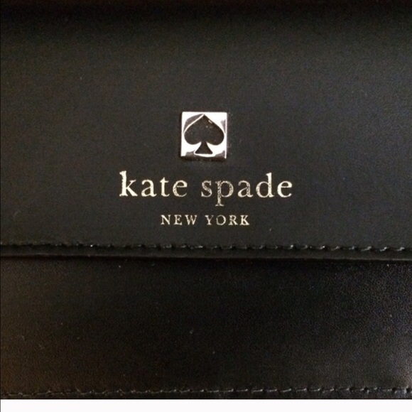HOLD Kate spade black leather wallet