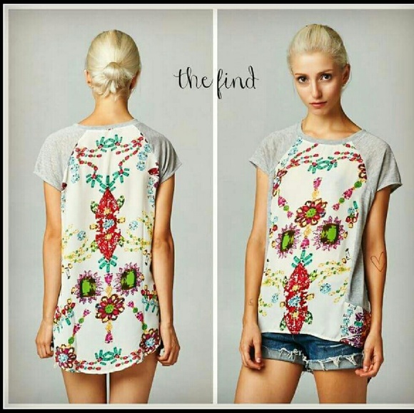 Gemstone pattern shirt
