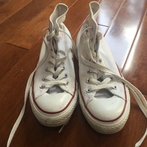 Converse White high tops
