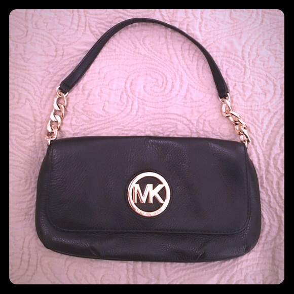 Michael Kors Handbags - NEW Michael Kors Black Clutch
