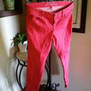 Elle colored jeans.