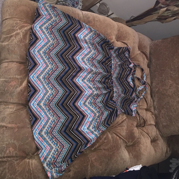 Plus size strapless dress