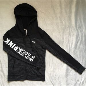 VS Pink Perfect Full-Zip Hoodie