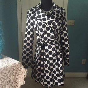 Polka dotted coat