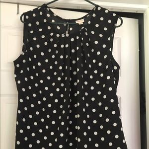 Polka dot top