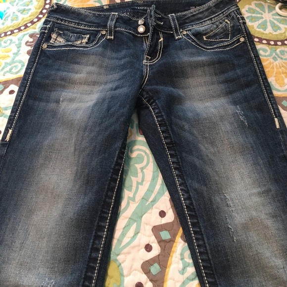 Vigoss distressed blue jeans, will take offers