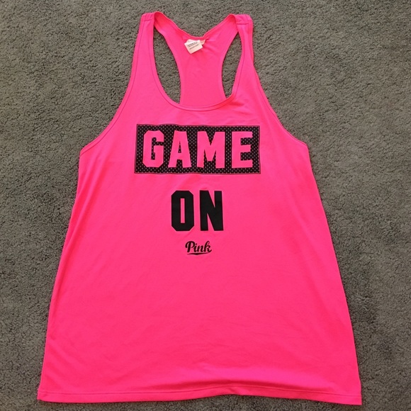 Pink workout tank