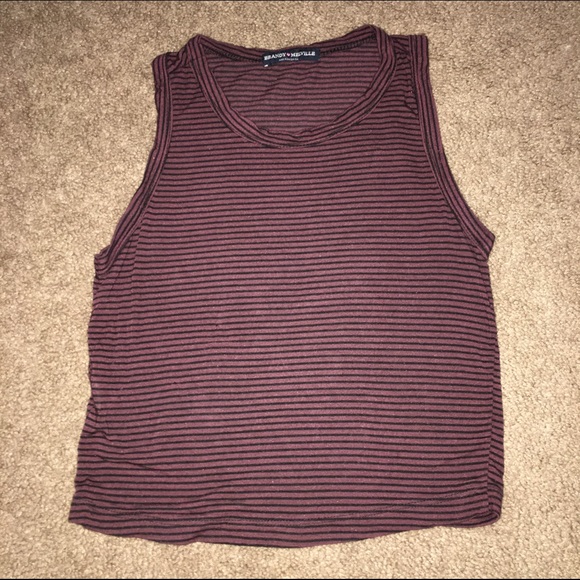 Brandy Melville crop top. Worn once. One size