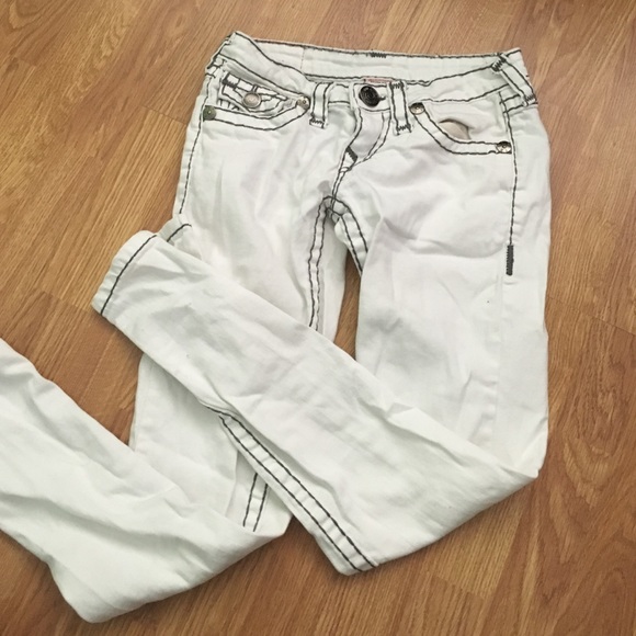 RARE white true religion AUTHENTIC jeans!