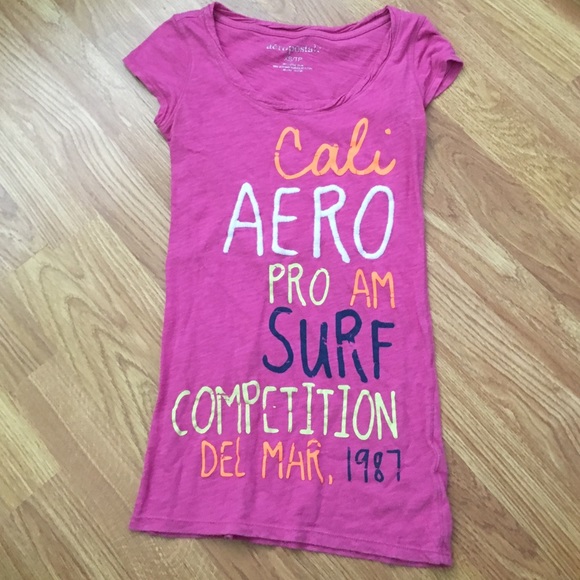 Aero Pink Slim Vneck