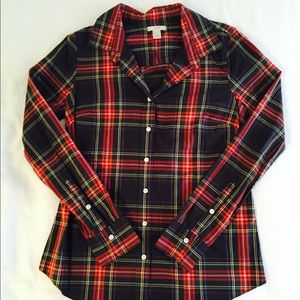 J.CREW tartan button down