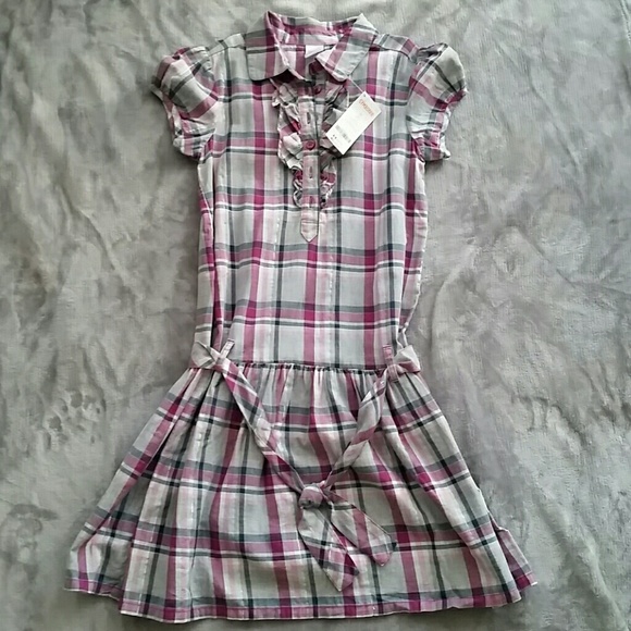 GYMBOREE NWT plaid dress girls 12