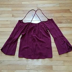 💥[SOLD]💥 Burgundy Tobi "Take Me Back" Top