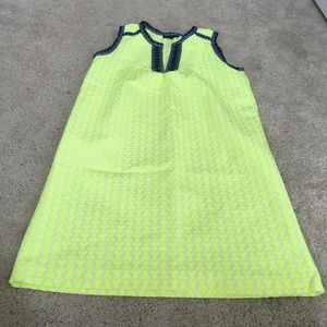 Neon shift dress