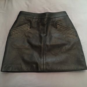 Faux Leather Zara Mini Skirt