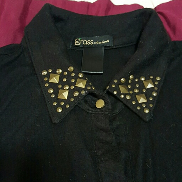 DONATED* Clearout🌞 Button-Down High-Low Edgy Tank - Picture 2 of 4