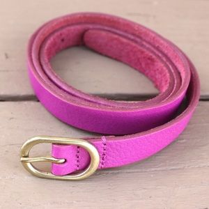 Jcrew Leather Purple Belt size Large