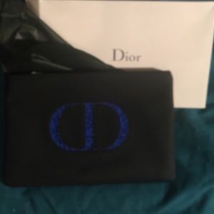 Dior makeup bag