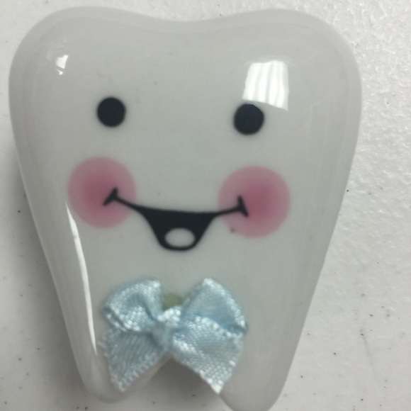 Tooth Fairy Treasure Box-Blue Bow