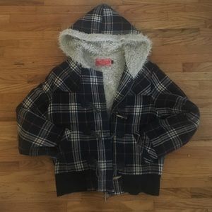 ✨HP✨ Juicy couture flannel jacket