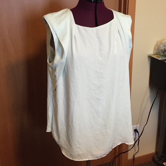 Mint green blouse