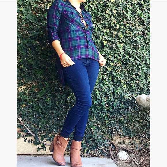 Lace up plaid - Picture 3 of 6