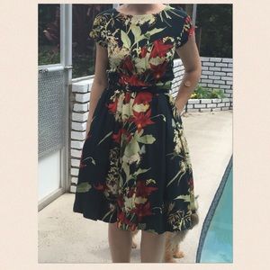 Ted Baker floral cocktail dress