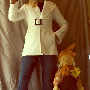 👠👄👠SALE! Jessica Simpson White Trench Coat ~XS~