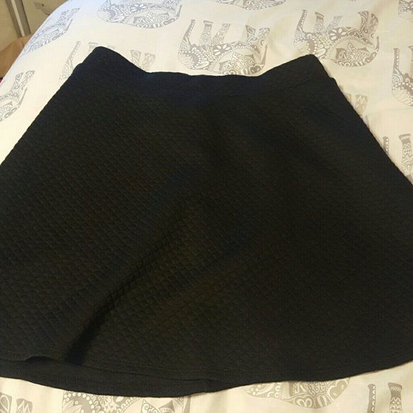 Quilted skater skirt