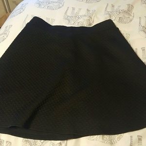 Quilted skater skirt