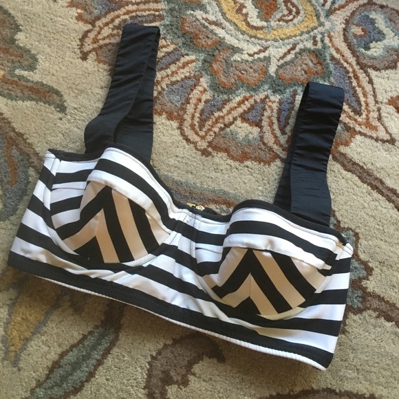 Kate Spade Georgica Retro Bralette Bikini Top