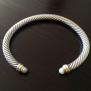 David Yurman pear bracelet gold/silver