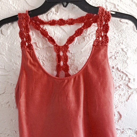 Victoria's Secret Crochet Racerback Bra Top Tank