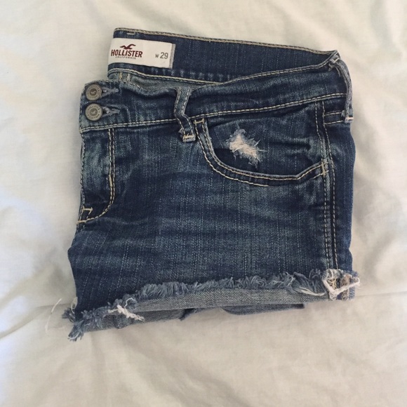 Hollister jean shorts