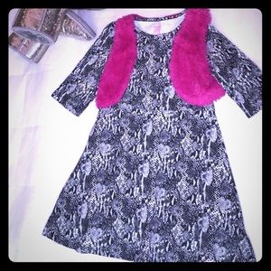 100% Cotton Snake Print Dress