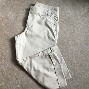 Banana Republic cuffed khaki capris