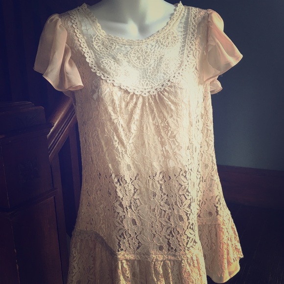 A'reve peplum short sleeve top